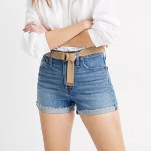 Madewell High Rise Denim Jean Shorts Size 25